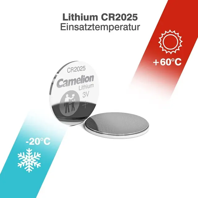 Camelion CR2025-BP1 – Μπαταρία Λιθίου Κουμπί 3V (1τμχ) 2
