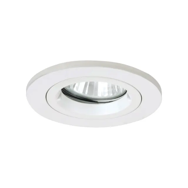 Woof 03195/W Σποτ στρογγυλό σταθερό IP65 ø9cm λευκό Άσπρο