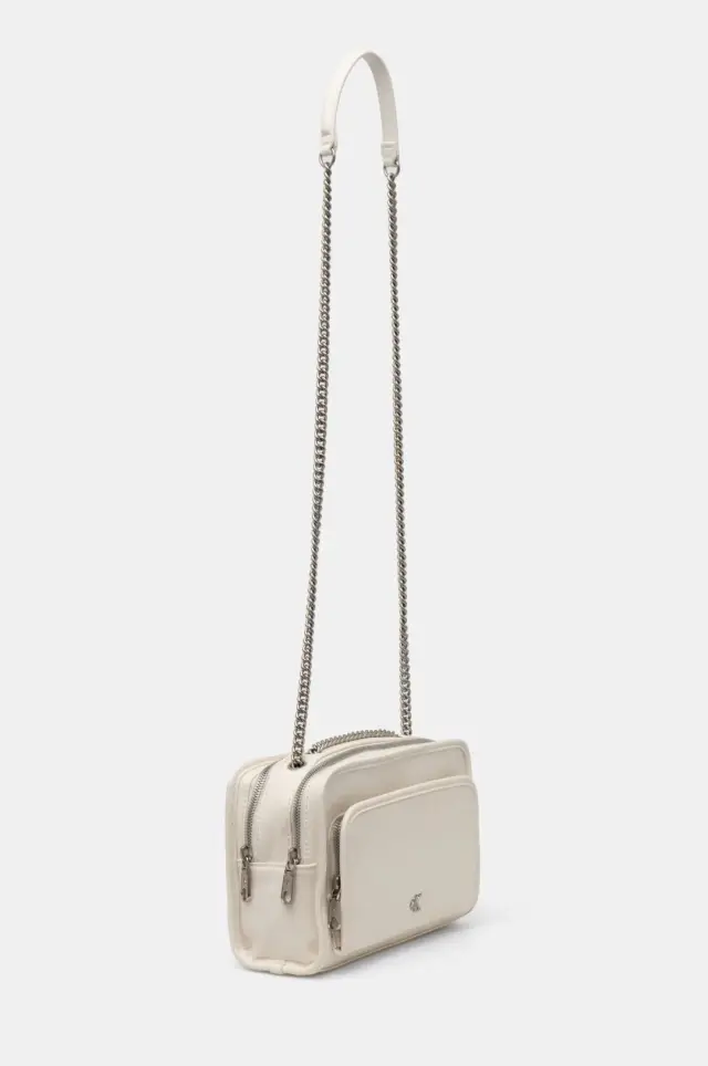 Γυναικεία Τσάντα Χιαστί Calvin Klein K60K613046 YAS Μπεζ Μπεζ - One Size 2