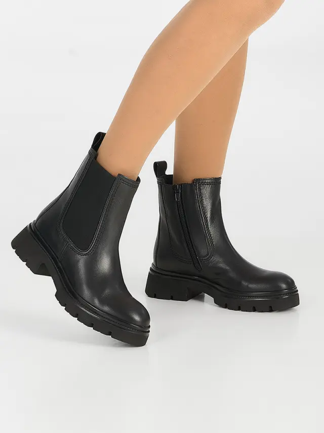 Gabor Μποτάκια Γυναικείο δέρμα Μαύρο GAB/71850 005-BLACK - 43 2