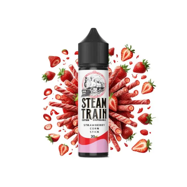 Steam Train Disposable Edition Strawberry Corn Stick 20/60ml 60ml
