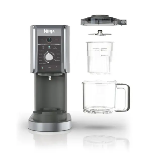 Παγωτομηχανή Ninja CREAMi Deluxe (NC502EU) - 800W - 706 ml - ΑσημίNC502EU 3