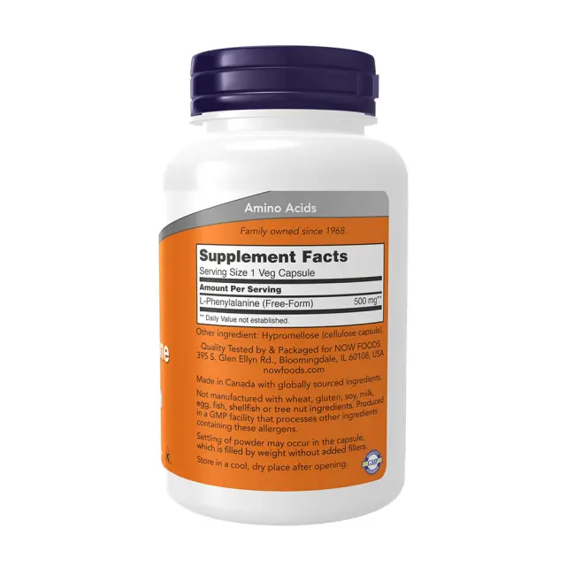 Now Foods Phenylalanine 500 mg 2