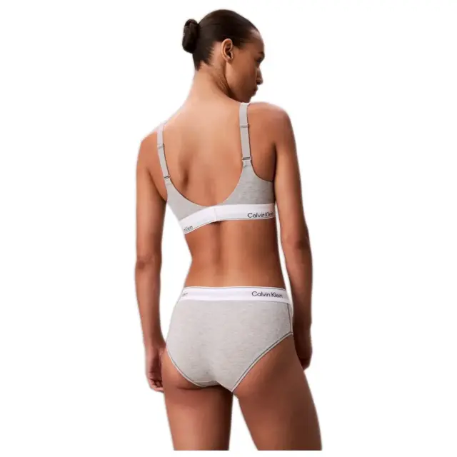Calvin Klein Γυναικείο Μπουστάκι Lift - Icon Cotton Modal, Χρώμα Grey Heather 3