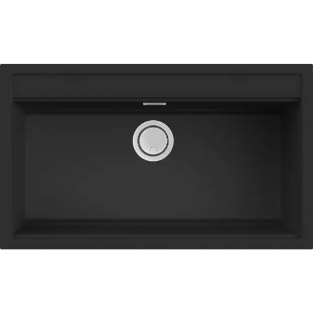 Νεροχύτης κουζίνας BEST 360 Black 86 ELLECI 86x51cm