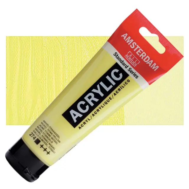 Ακρυλικό Talens Amsterdam 274 Nickel Titanium Yellow - 120ml