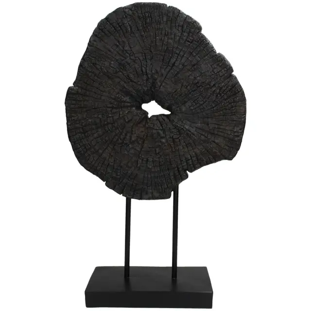 Διακοσμητικό Κορμός Δέντρου Μαύρο Polyresin 35.2X12.8X56.2cm