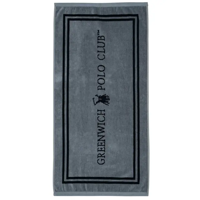 Πετσέτα Γυμναστηρίου 45x90 400gsm Essential Greenwich Polo Club 3941 Grey 100% βαμβακερό