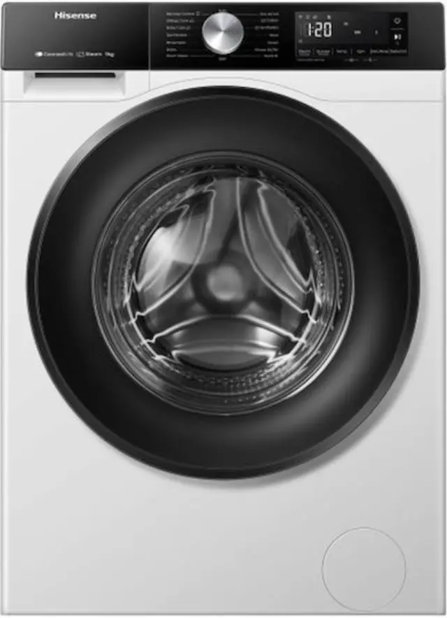 Hisense Πλυντήριο Ρούχων 9kg με Τεχνολογία Ατμού 1400 Στροφών WF3S9043BW3