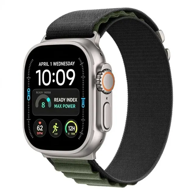 Tech-protect Nylon Pro Apple Watch 8 / 9 / 10 / 11 / 12 / Se / Ultra (44 / 45 / 46 / 49 Mm) Black / Green 3