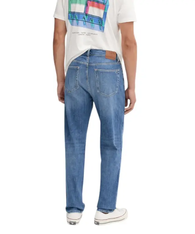 Tommy Hilfiger - Ανδρικό Παντελόνι Τζιν Ελαστικό Ryan Slim Fit DM0DM22163-1A5 Μπλε 3