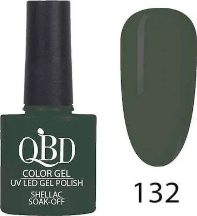 QBD Ημιμόνιμο βερνίκι color Gel Uv/Led Gel Polish 132