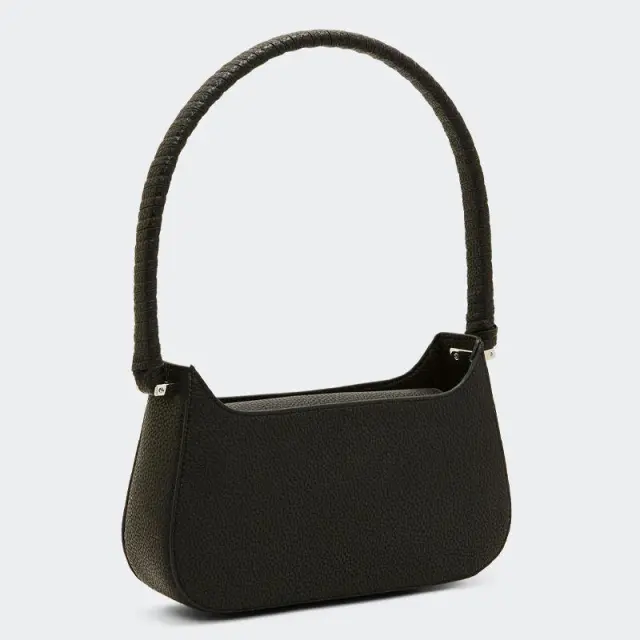Tommy Hilfiger - Γυναικεία Τσάντα Χειρός Th Emblem Shoulder Bag AW0AW14878-BDS Μαύρο 2