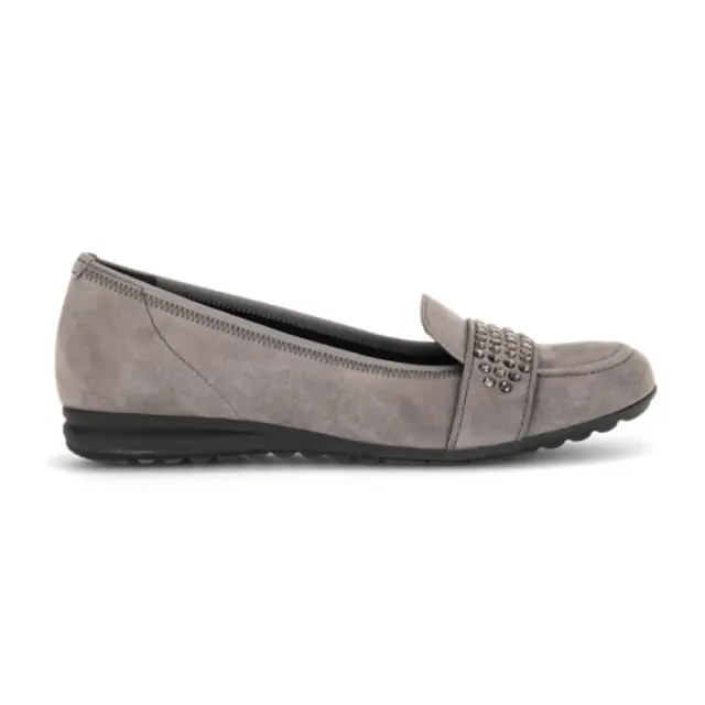 Gabor Μοκασίνια-Loafers Γυναικείο δέρμα Nubuck Γκρί GAB/32624 33-FUMO