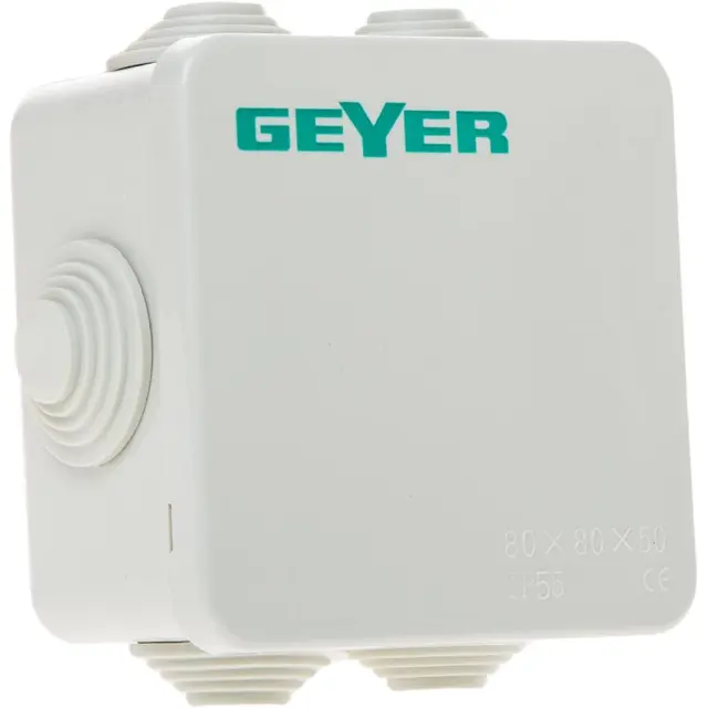 Κουτί διακλάδωσης 80x80mm ΙΡ65 Geyer