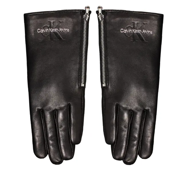 Γυναικεία Δερμάτινα Γάντια Calvin Klein K60K612665 01R Μαύρα Μαύρο - One Size