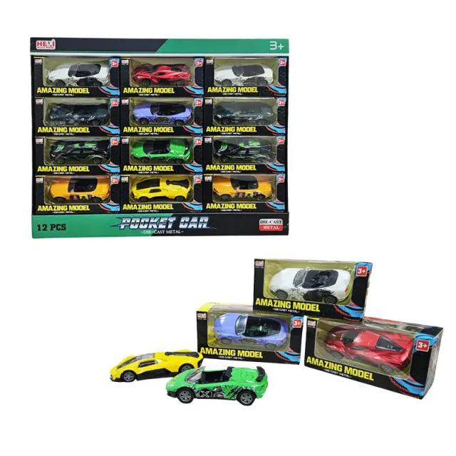 Αυτοκινητάκια 12τμχ - Toy cars 12pcs 031158