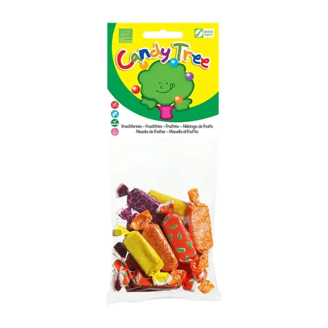 Μαλακές καραμέλες mix, Bio, Candy Tree, 75γρ