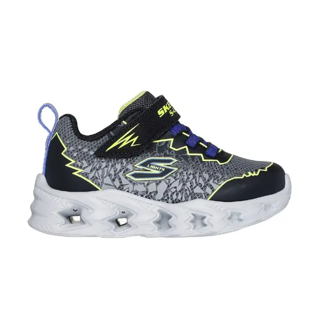 Skechers παιδικά αθλητικά με φωτάκια για αγόρια Μαύρο 400603N-BKYL - 24