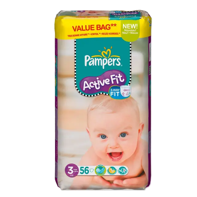 PAMPERS Active Fit No3 56TEM