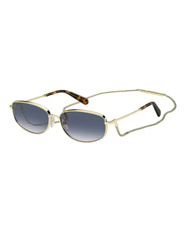 Marc Jacobs MARC 772/N/S LKS/08 Γυαλιά Ηλίου Χρυσά με Μπλε Ντεγκραντέ Φακούς & Αποσπώμενη Αλυσίδα - 60 mm