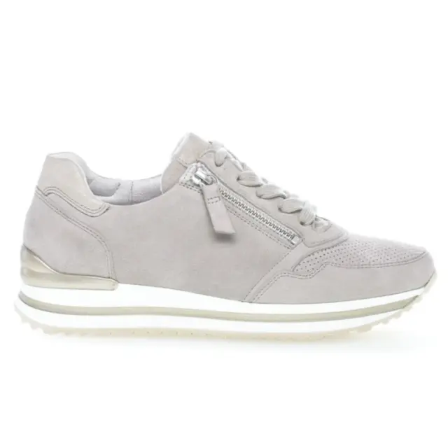 Gabor Sneakers Γυναικείο δέρμα Nubuck Μπεζ GAB/66528 12-PUDER