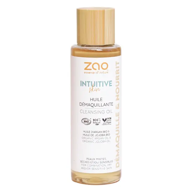 Zao Organic Skin Intuitive Cleansing Oil – Βιολογικό Καθαριστικό λάδι για ξηρή, ευαίσθητη & μικτή επιδερμίδα