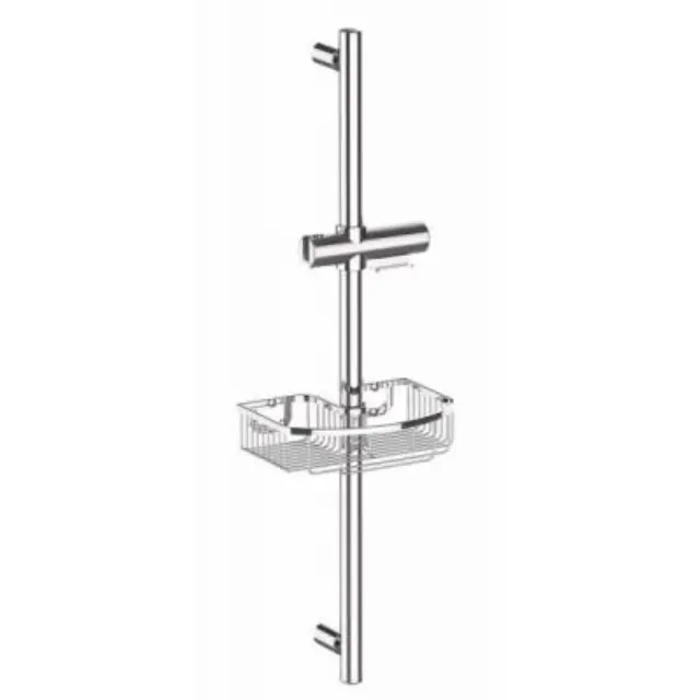 13-4081 LA VITA ΒΕΡΓΑ ΝΤΟΥΣ 92CM*DIA 32MM st/st ΜΕ ΣΑΠΟΥΝΟΘΗΚΗ GLORIA