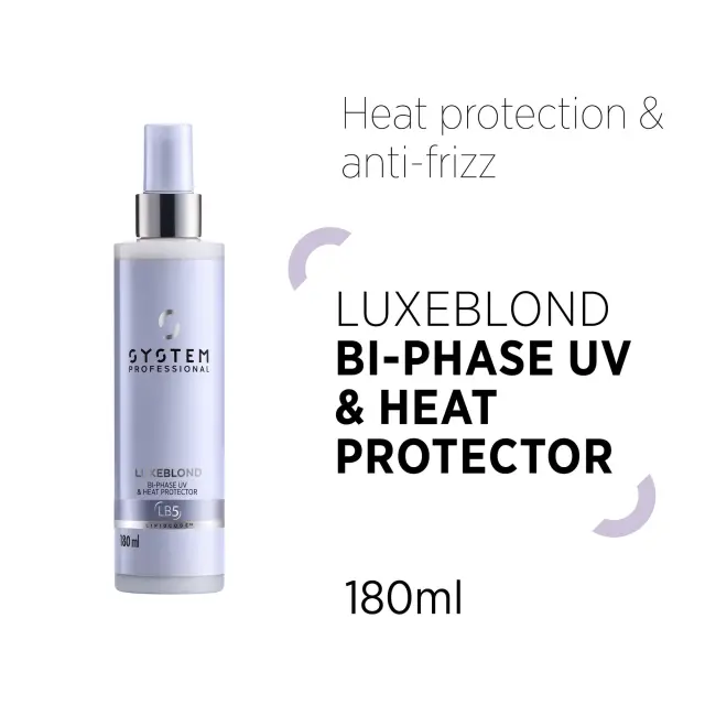 System Professional Luxeblond LB5 Bi-Phase UV & Heat Protector 180ml 2