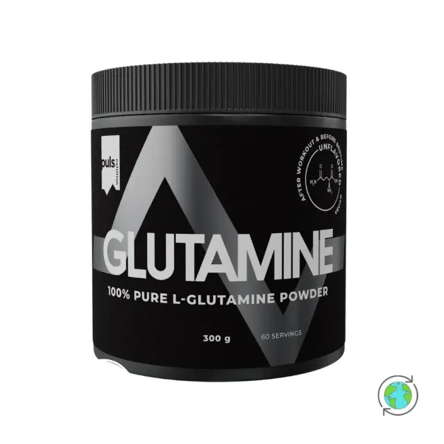 100% καθαρή Γλουταμίνη Άγευστη - Puls Nutrition - 300g, 6430056593791