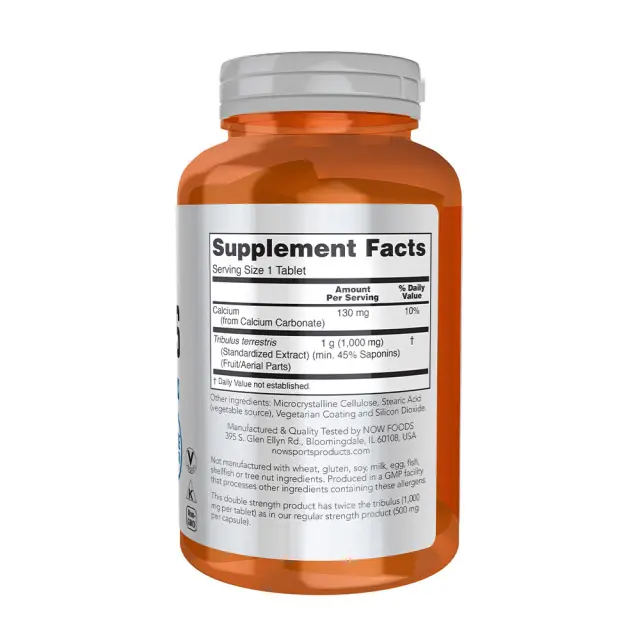 Now Foods Tribulus 1,000mg 180 Tablets 2