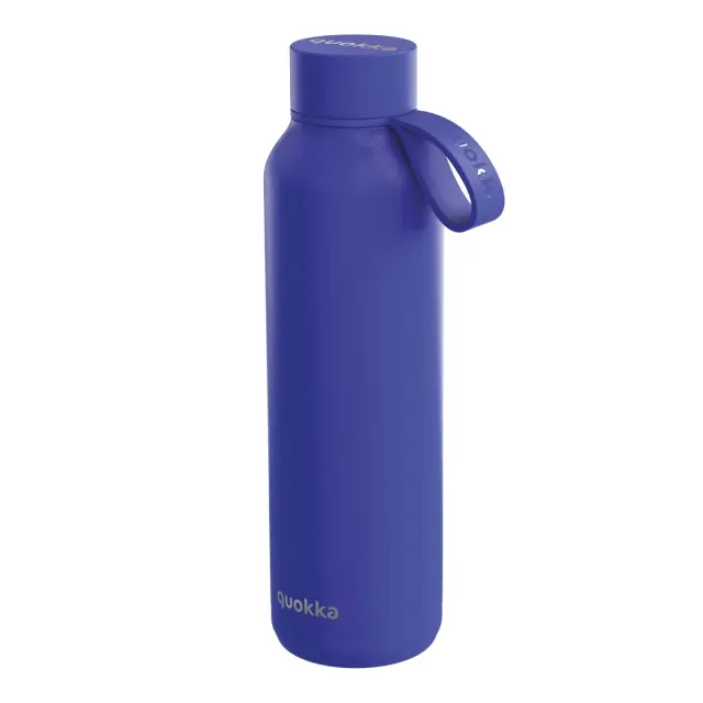 Quokka Solid Μπουκάλι Θερμός Ανοξείδωτο 630ml Dusk Blue με Λαβή -40176