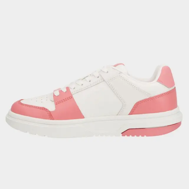 Tommy Hilfiger - Γυναικεία Sneakers Brooklyn Leather Trainers EN0EN02783-TIG Λευκό/Ροζ - 41 3