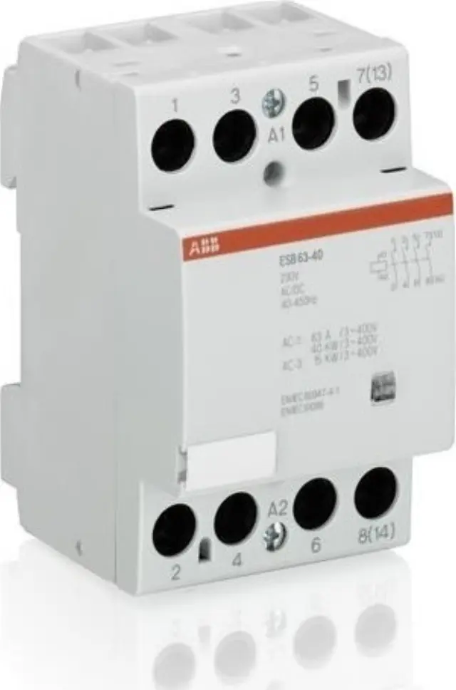 ESB63-40N-06 Installation Contactor (NO) 63 A - 4 NO - 0 NC - 230 V - Control Circuit 400 Hz