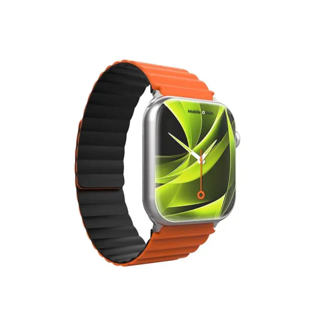 Mobile Origin Magnetic Watch Band II, orange/black - Apple Watch 49mm/46mm/45mm/44mm 3