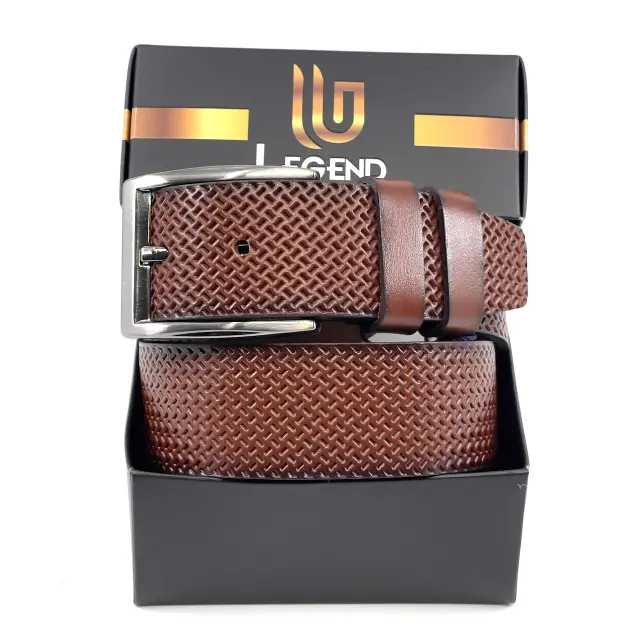 Κονιάκ Δερμάτινη Ζώνη Full Grain 4 cm 2