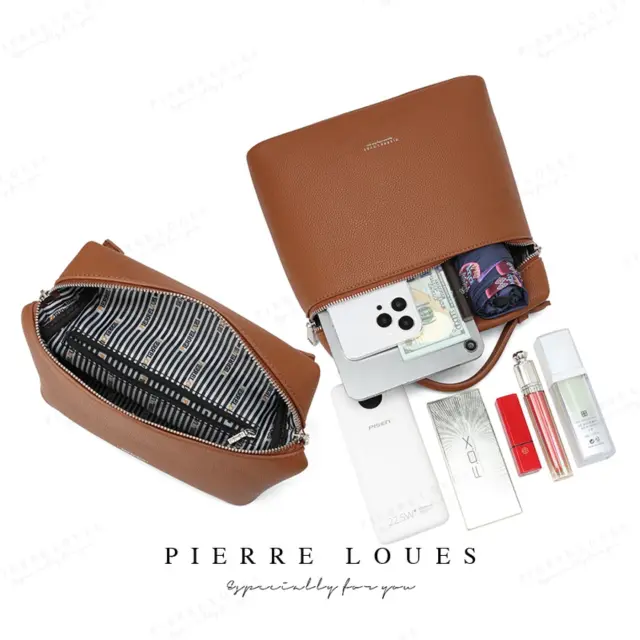 Σακίδιο Πλάτης Pierre Loues 931-62 καφέ - One Size 2