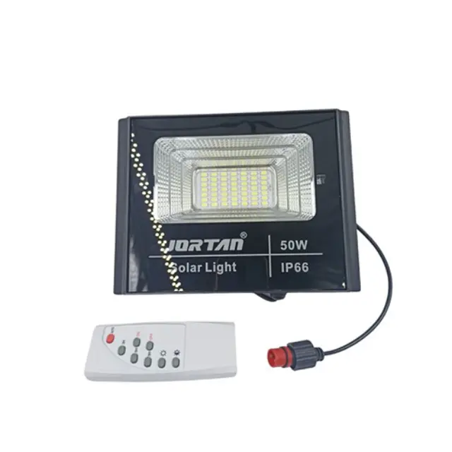 Jortan RL-JT-BJ50W-TZ Στεγανός Ηλιακός Προβολέας LED 50W Ψυχρό Λευκό 6500K με Τηλεχειριστήριο 3