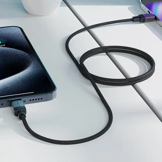Καλώδιο Acefast C9-03 Μεταλλικό USB-C σε USB-C 60W 20V/3A Braided Μαύρο 1.2m. 3