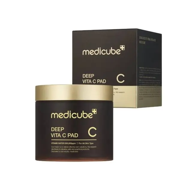 Medicube Deep Vita C Pad - Εμποτισμένα δισκία με βιταμίνη C για λαμπερό δέρμα