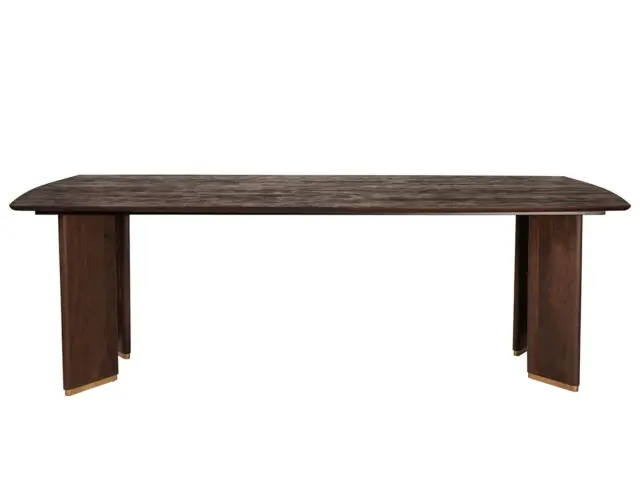 Τραπεζαρία Liber PTMD Luxury Living από Ξύλο Mango, με διαστάσεις 280x110x77cm - Brown - Δεν περιλαμβάνονται οι καρέκλες