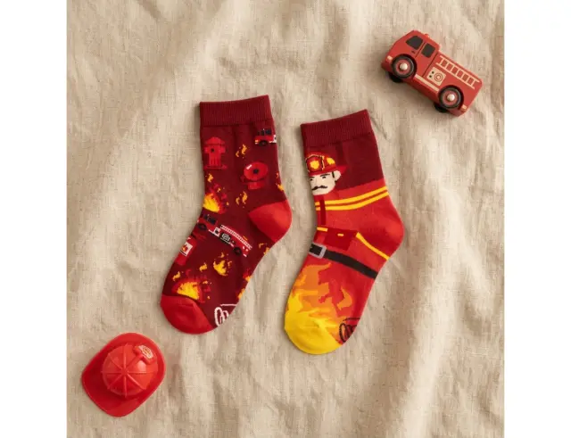 Κάλτσες The Fireman Many Mornings με μέγεθος 31-34 - ΠαιδικέςThe Fireman Kids 31-34