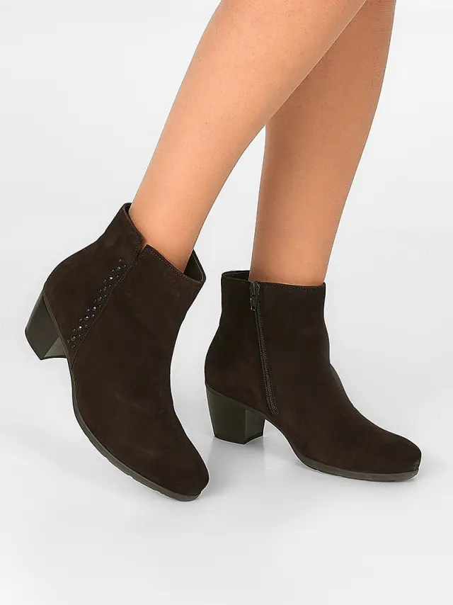 Gabor Μποτάκια Γυναικείο δέρμα Nubuck Καφέ GAB/55524N 18-CHOCOLATE - 37 2