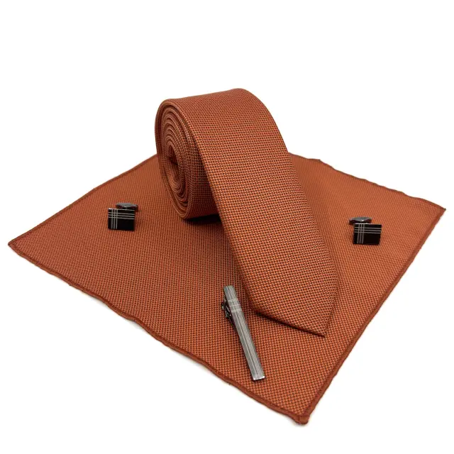 Κεραμιδί (Maroon) Μαντήλι Τσέπης 2