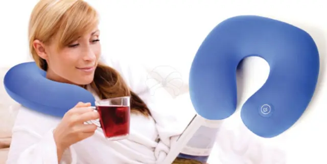 Μαξιλάρι ταξιδιού μασάζ - Vibrating Neck Pillow Massager 3