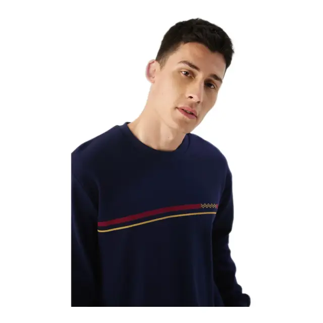 Minerva Ανδρική Πυτζάμα Stripes Print, Χρώμα Μαρίν 3