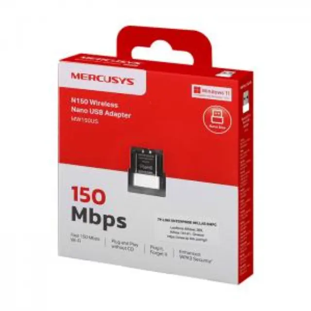Mercusys N150 Wireless Nano USB Adapter (MW150US) (MERMW150US) 2