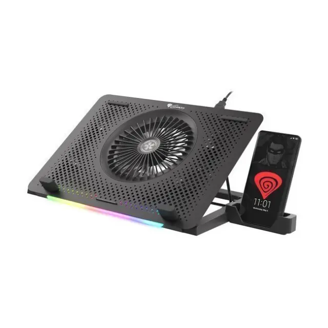 Genesis Gaming Laptop Cooler Pad OXID 450 RGB,15.6",1 fan, Led light, 1 USB (NHG-1678) (GNSNHG-1678) 3