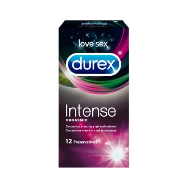 Durex Προφυλακτικά Intense Orgasmic με Ραβδώσεις 12τμχ