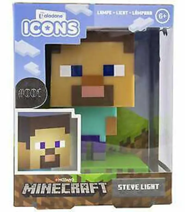 Paladone Minecraft: Steve Icon Light BDP (PP6594MCFV2)